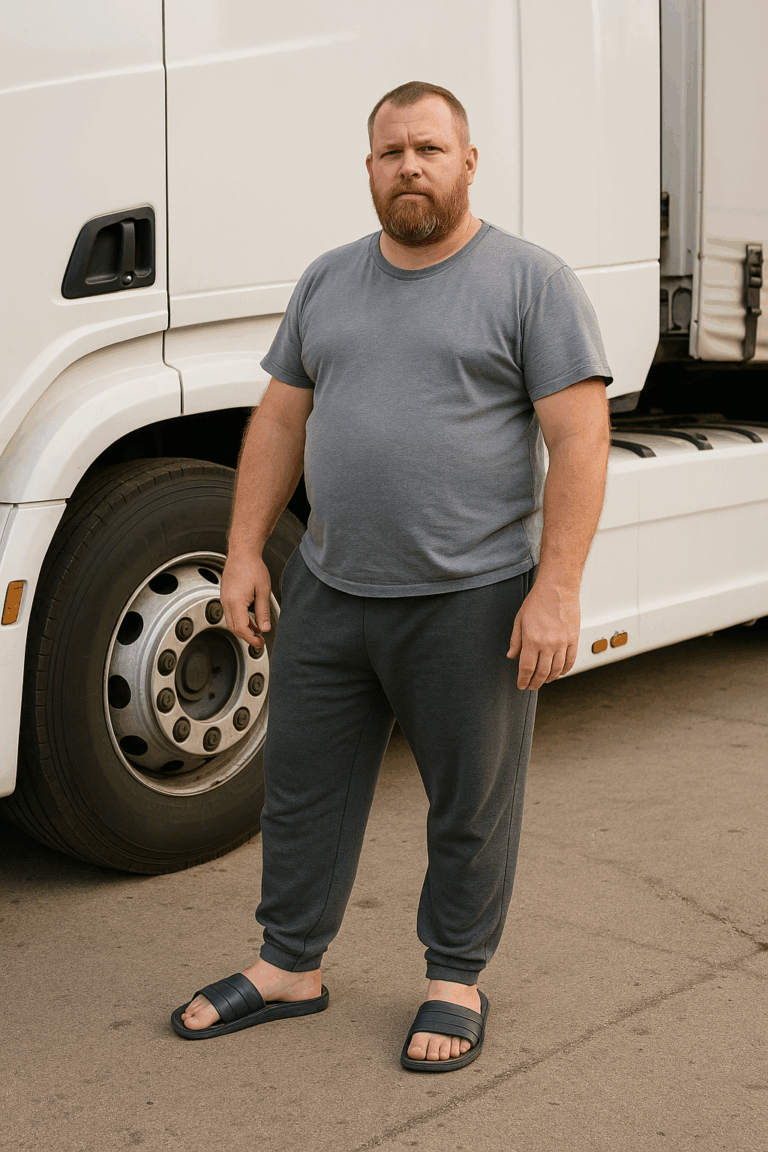 Trucker mit Jogginghose