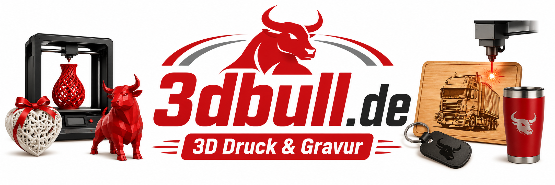 3dbull.de - 3D Druck und Gravur
