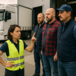 Nur 1,60 Meter: Petra lässt gestandene Trucker strammstehen!